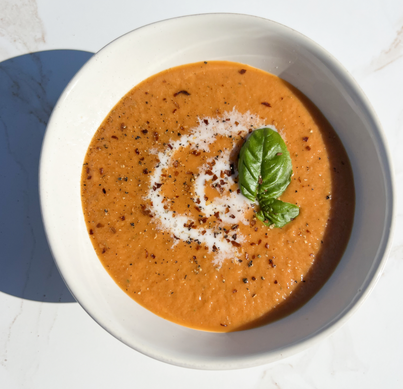 Roasted Tomato Soup {Diary-Free!} - FeelGoodFoodie